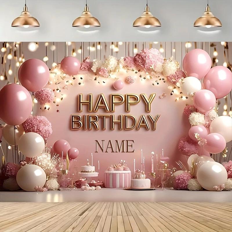 Dekorasi Latar Belakang Gantung untuk Pesta Ulang Tahun Mewah 2026, Suasana Interior