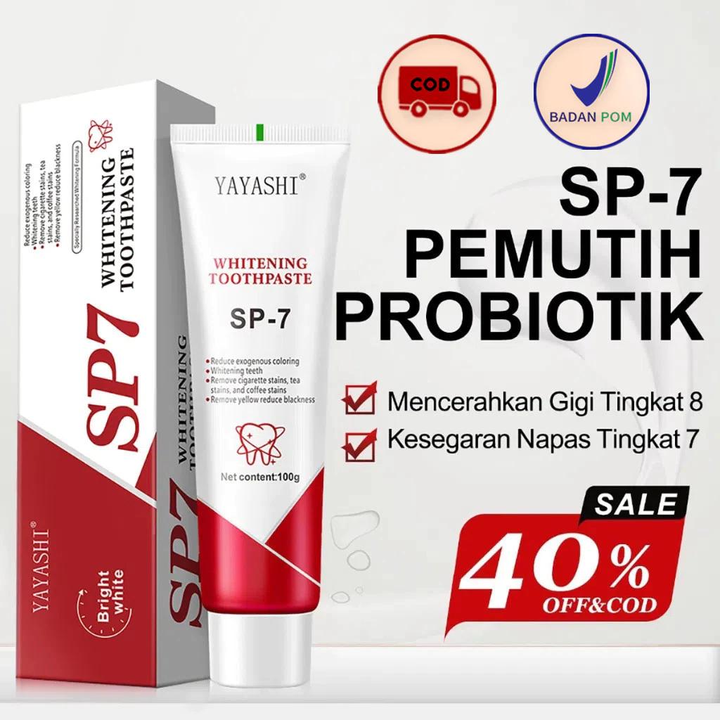 SP-7 odol Pemutih Gigi Dan Karang Gigi Whitening Toothpaste -Perawatan Mulut Menyegarkan Untuk Gigi Bersih, Cocok Untuk Pria Dan
