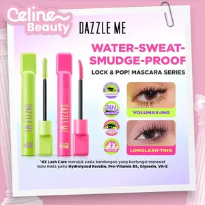 [FS] DAZZLE ME Lock & Pop! x Barbie Duo Maskara Series VoluMAX-ing dan LongLASHT-ting Smudgeproof Transferproof Waterproof Maskara Lasting Eyelash  Melentikkan dan beri volume indah pada bulu mata