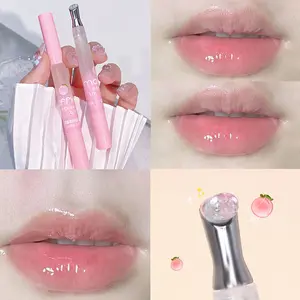 Lip Serum Brightening Lip Balm Lip Care Lip Plumper Lip Moist Serum Lip Treatment Untuk Melembabkan Mencerahkan Bibir Kulit Glowing Persik