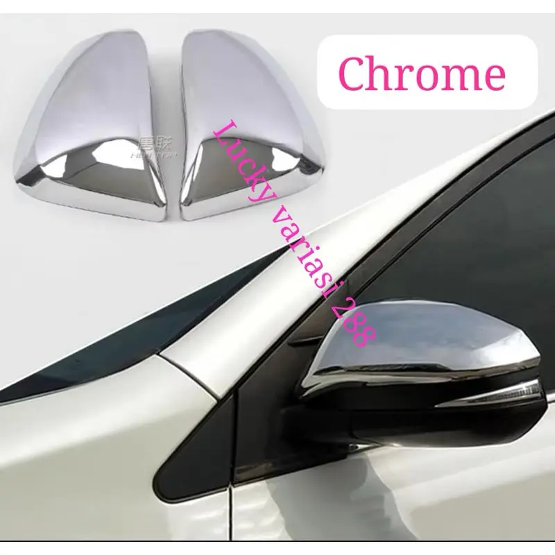 COVER SPION MIRROR COVER SPION TUTUP BATOK SPION HILUX REVO ROCCO 2015 2016 2017 2018 2019 2020 2021 2022 2023 2024Up HITAM CHROME CARBON GR SPORT 5