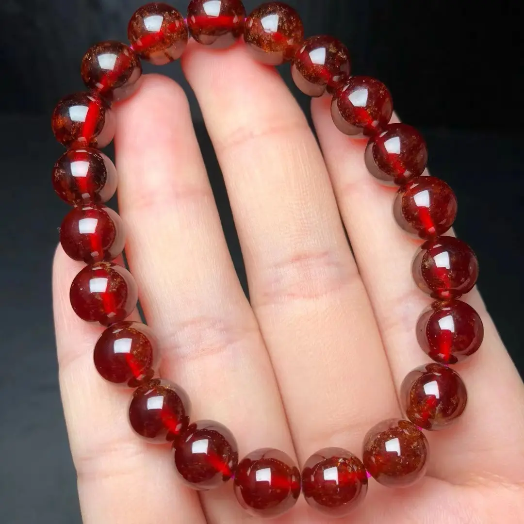 Customization Crystal bracelet jewelry   garnet