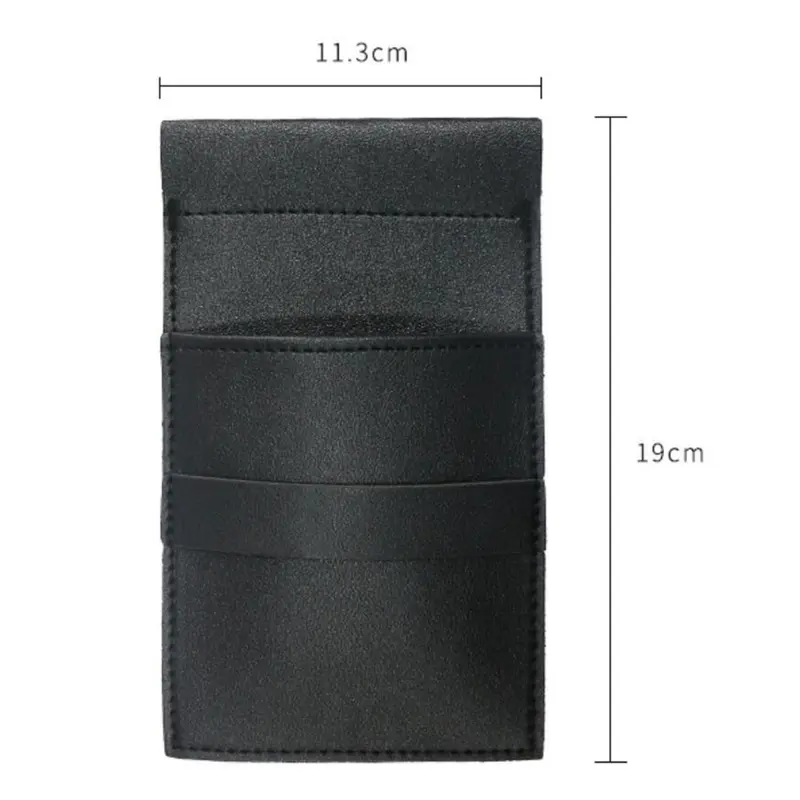 Túi Đeo Hông Cắt Tóc, Tiệm Cắt Tóc Thẩm Mỹ Viện, Bộ Bao Da Dụng Cụ Trang Điểm, Túi Cắt Tóc Màu Đen, Túi Đeo Thắt Lưng Bao Da Kéo Tạo Kiểu, Thích Hợp Cho Kéo Và Kéo Tạo Kiểu 5