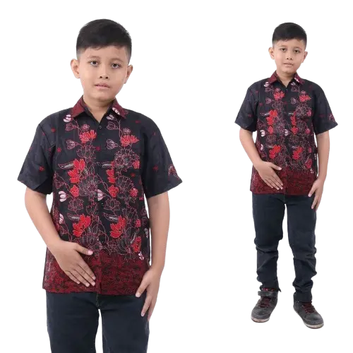 Batik Couple Keluarga Modern Pasangan Suami Istri Anak Perempuan Maura Sania Ruffle Motif Songket Zig-zag Biru Gamis Family Set Sarimbit Ibu Dan Ayah Kemeja pria lengan pendek Panjang Atasan Wanita Anak Cowok Cewek Baju Hem Katun Seragam Dewasa 3