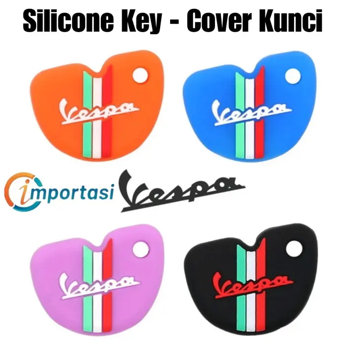 Silicone Kunci VESPA GTS Primavera LX 125 150 Sprint Sarung Silikon Piaggio
