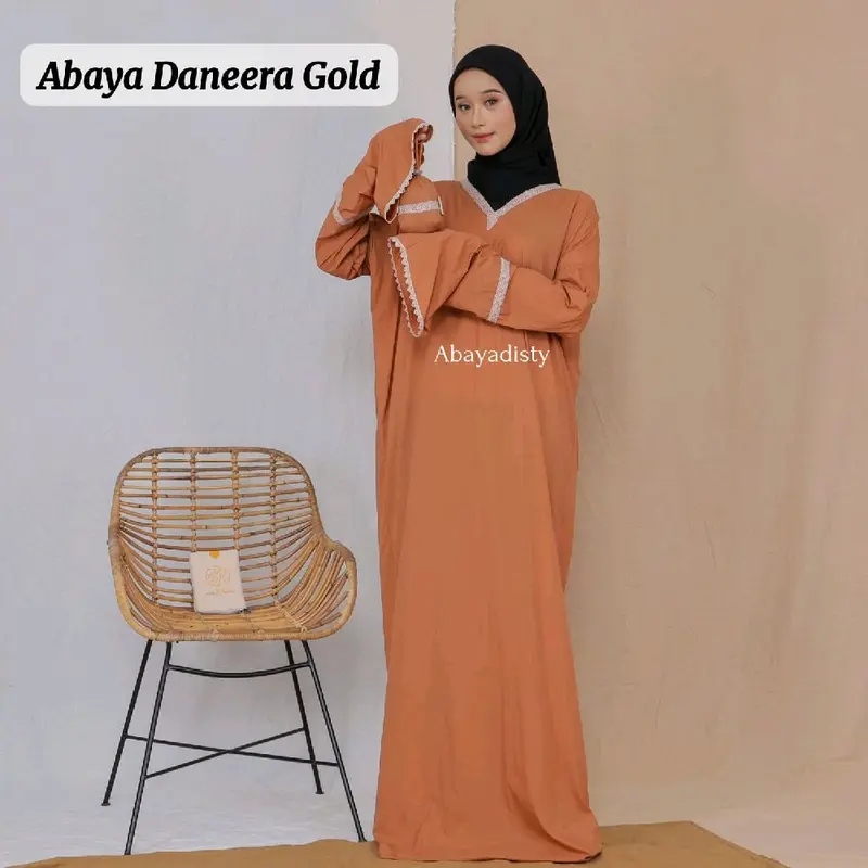 Abaya Daneera Motif Mini Pocket // Mukena Abaya Treveling // Abaya Mini Trevel // Abaya Treveling Polos 3