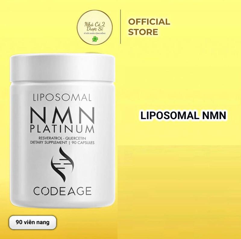 Viên uống NMN Codeage Liposomal NMN hộp 90 viên - Thực phẩm bổ sung NMN - Nhập khẩu chính hãng - Có tem phụ - Tặng 1 Multiple Vitamins Mason