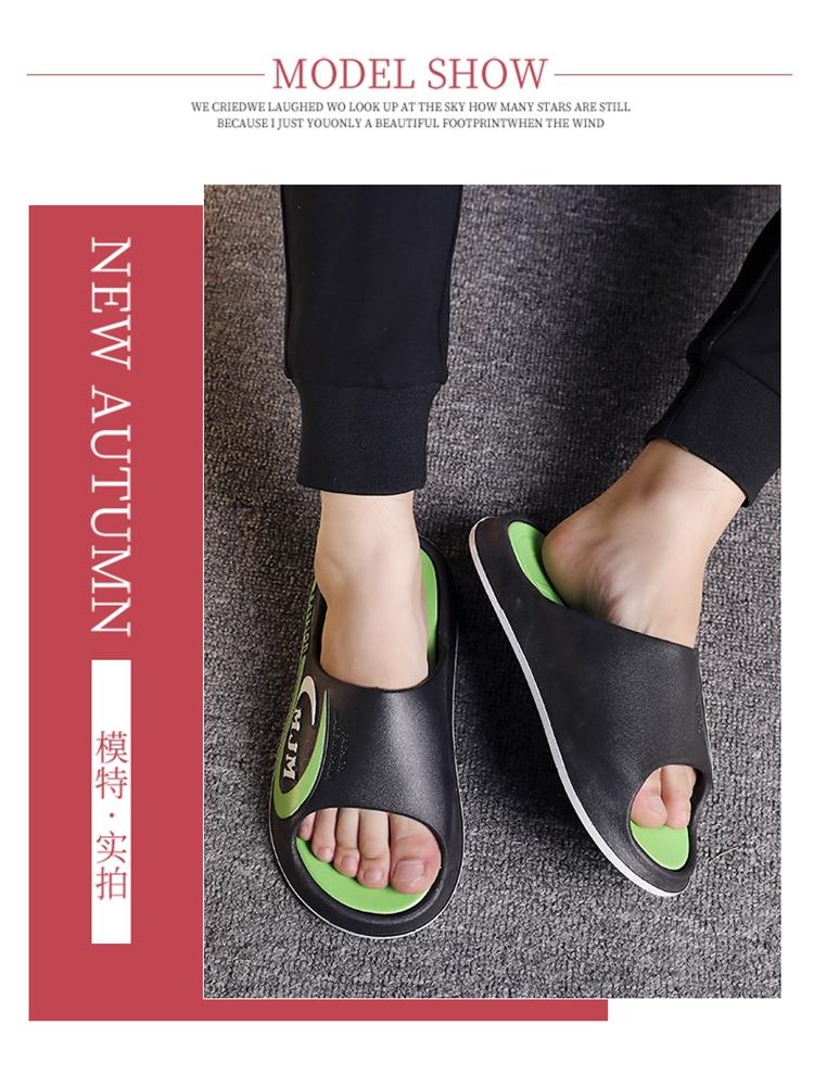 Product Introduction of Men's sandals and slippers, men's summer outdoor 46 wear-resistant home new anti slip and odor resistant 47 large slippers, summer home use 2