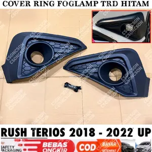 Cover Ring Foglamp All New Rush Terios 2018 2020 TRD Hitam