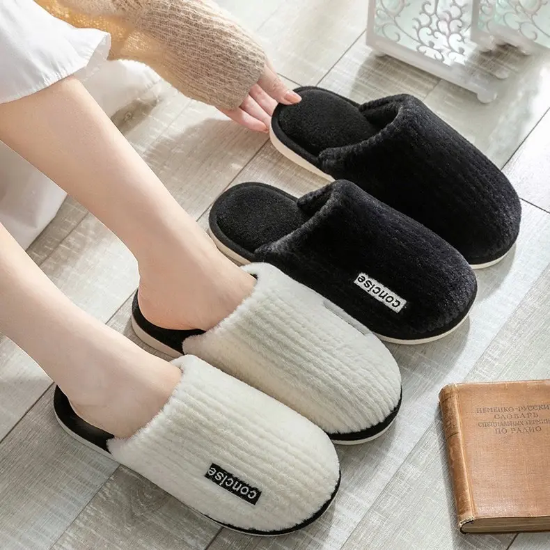 Dép bông đi trong nhà mùa đông giữ ấm chân,mềm mượt