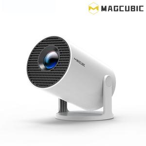 Proyector MAGCUBIC HY300 Pro, proyector de uso doméstico y al aire libre de 1280 x 720P, proyector portátil WiFi 6 BT5.0