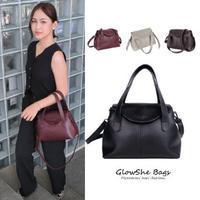 Gambar GlowShe ANUVA BAG | Top Handle Bag Tas Selempang Wanita Premium Women Sling Bag Shoulder Bag - Dark Brown dari GlowShe Bags Kab. Sidoarjo 1 Tokopedia