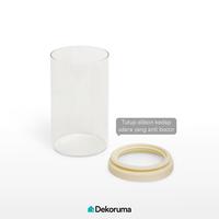 Gambar Dekoruma YUKIKO Toples Bulat Serbaguna / Toples Cemilan / Toples Astor 1000 ml Tutup Silikon dari Dekoruma Official Store Kab. Bekasi 4 Tokopedia