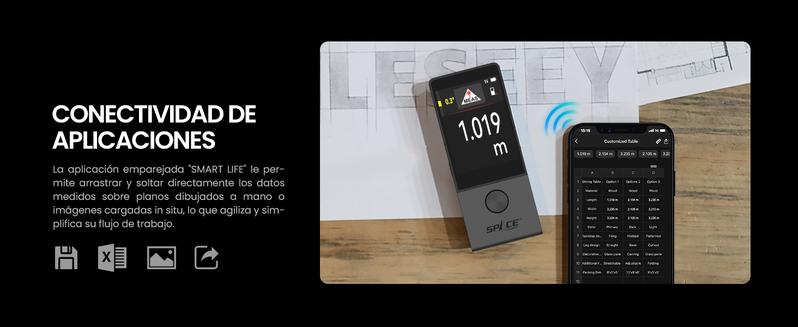 Product Introduction of MiLESEEY D9 Pro Laser Distance Meter with Visual Aligning Indicator, 100m Laser Measure Device With IPS Touchscreen Interface, P2P, Live Angle Display, APP Sync, 14 Measuring Modes 8