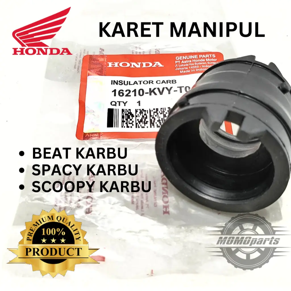 ORIGINAL KARET MANIPUL HONDA KVY BEAT KARBU SPACY KARBU SCOOPY KARBU KARET MANIPOL MANIFUL KUALITAS ASLI ORISINIL
