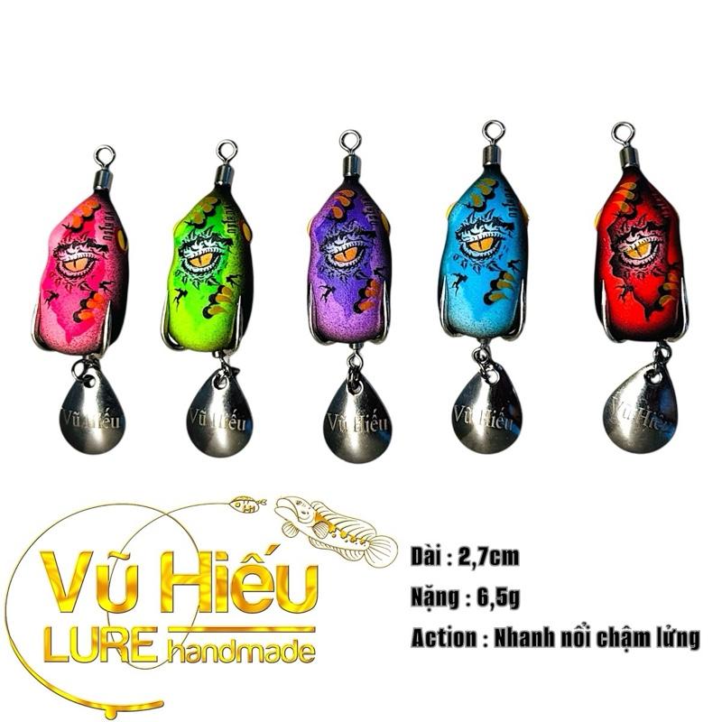 Vũ Hiếu Nhái hơi H2 Ảo Ảnh Bản Chính Thức 2.7cm BKK Trắng khả năng chống vướng và ôm lưỡi cao Chất lượng- Uy tín vượt trội hẳn trên thị trường mồi câu lure