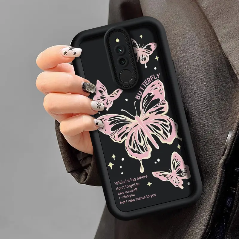 casing hp softcase butterfly simple for Redmi8 (Redmi8A DUAL Redmi8A PRO) case