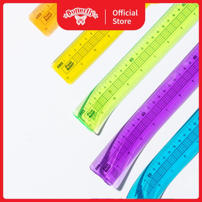 Zigel Ruler Jual Penggaris Butterfly 30 CM / BT Flexi Ruler ziegel 1 - Jakarta ...