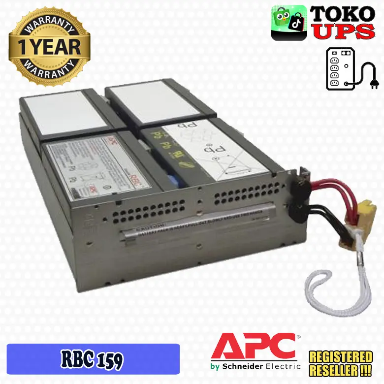 APC RBC159 RBC 159 Battery Replacement Original for APC SMT1500RMI2U 0