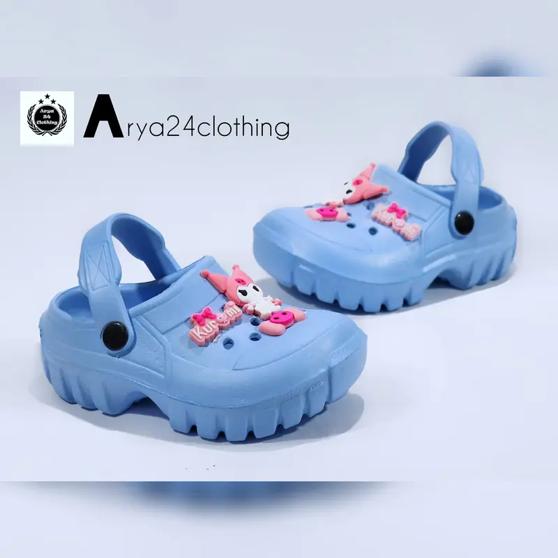 New Hilo's Sandal Anak Perempuan Model Tali Belakang selop Karakter Kuromi 6