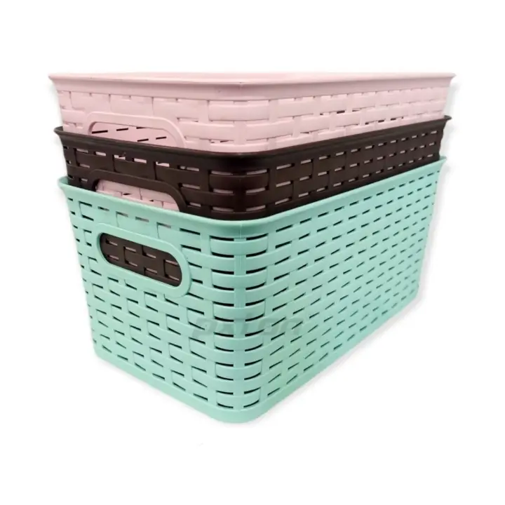 [HZ] - Keranjang Serbaguna / Organizer Box / Rak Kosmetik / Keranjang Bumbu Dapur / Tempat Mainan Anak 4