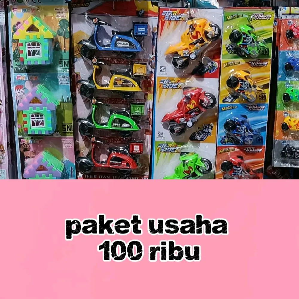 Paket Usaha Trending Bebas Pilih 100,000 Mainan - Paket Usaha Mainan 100K Bebas Pilihan Produk