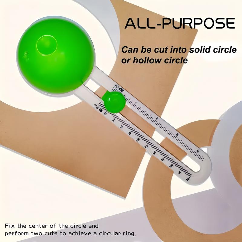 Product Introduction of Circle Cutter 1 piece Portable Paper Cutter Trimmer 3 spare blades Jef 10