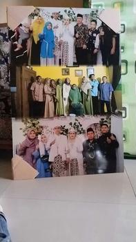 Product Review of [Anugerah Printshop] Cetak Foto Tempel Dinding Jumbo 60x90 CM | Wedding Gate| Keluarga| Wisuda|  Wedding| Hadiah Unik| Dipasang di Dinding dekorasi bukan musiman prakarya bingkai foto cetak  foto from S**a S**e 0