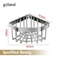 Gambar Goland Rak Spons Stainless Steel Anti Karat Sponge Storage Wastafel Sink - Silver  dari Goland Indonesia Kota Tangerang 3 Tokopedia