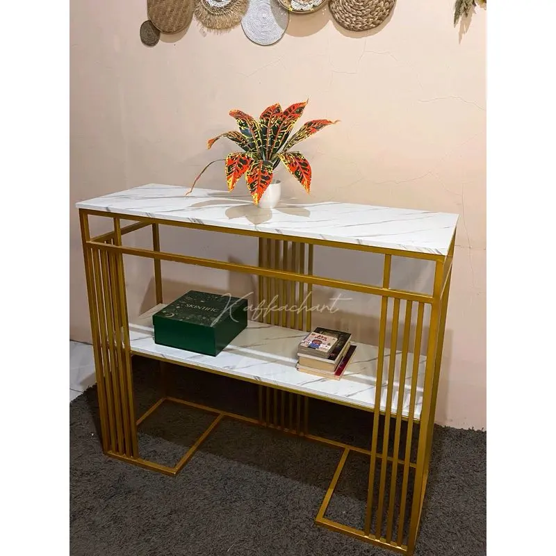 meja consol/meja hias ruang tamu Marmer Rak Kursi Furniture 1