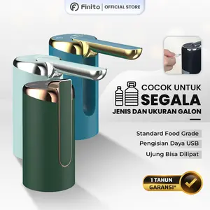 Pompa Galon Finito Charge Usb Tidak Bisa Panas Dingin Dispenser Air Minum praktis semua galon air Listrik tanpa Kabel
