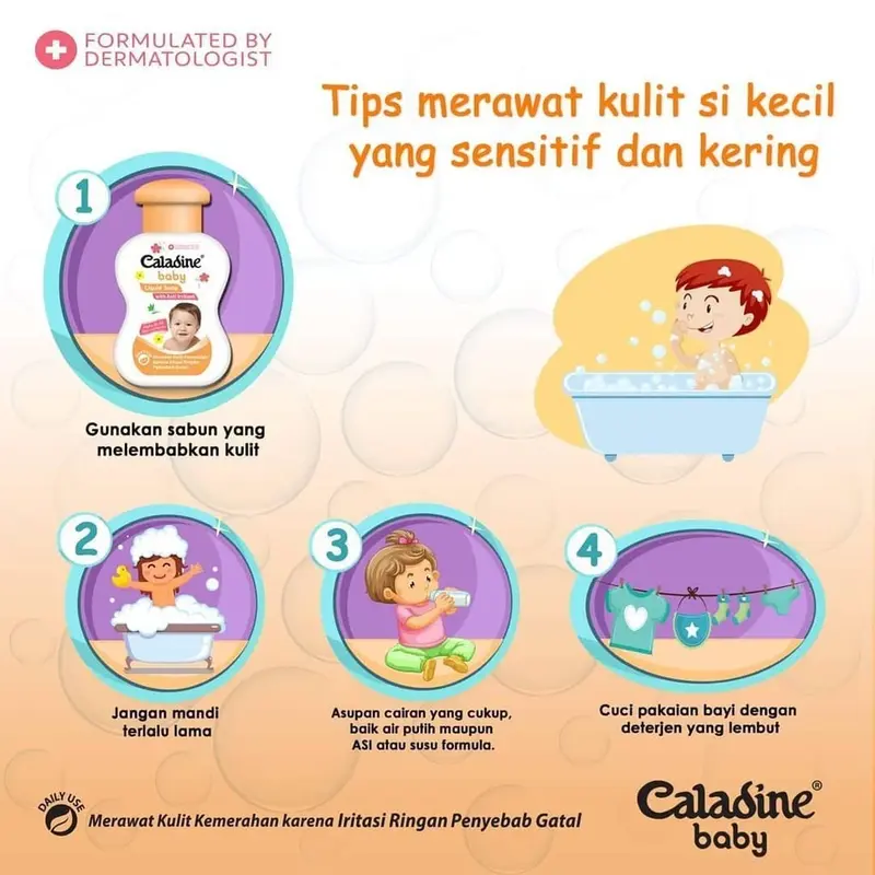 Caladine Baby Liquid Soap 200 ml | Sabun Mandi Bayi Anti Iritasi & Gatal 200 ml 2