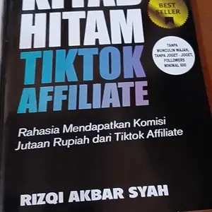 1 Paket 2 Buku Kitab Hitam TikTok Affiliate & Buku Putih TikTok Affiliate Rahasia Mendapatkan Komisi Jutaan Rupiah dari Tiktok Affiliate