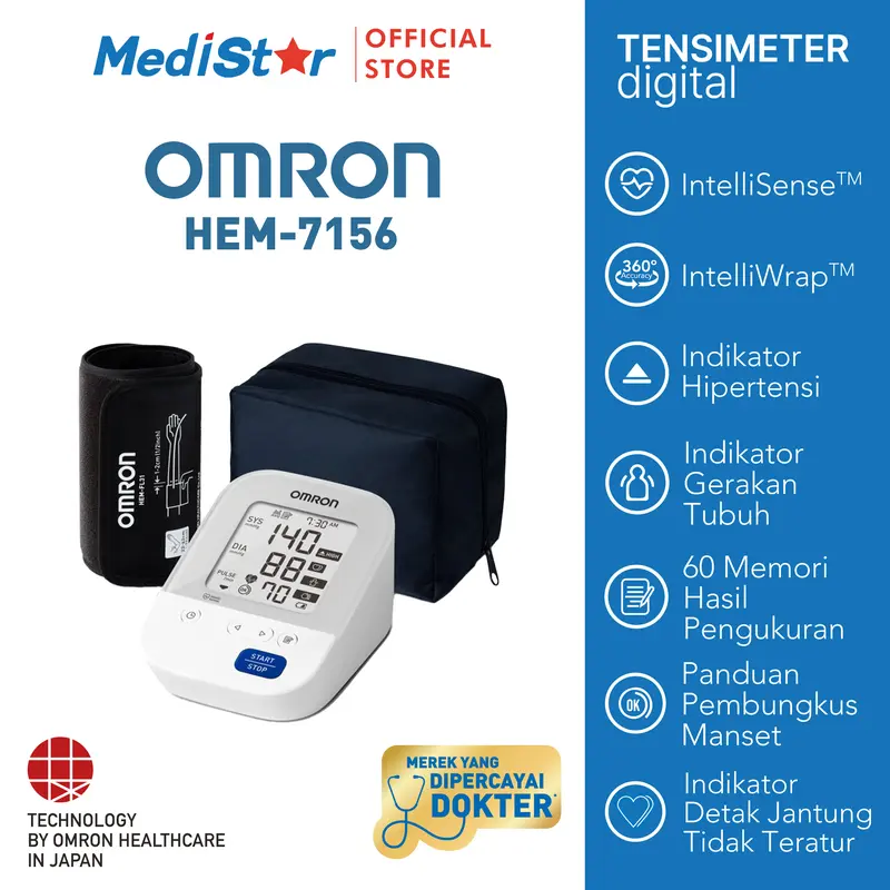 OMRON Tensimeter Digital HEM 7156 0