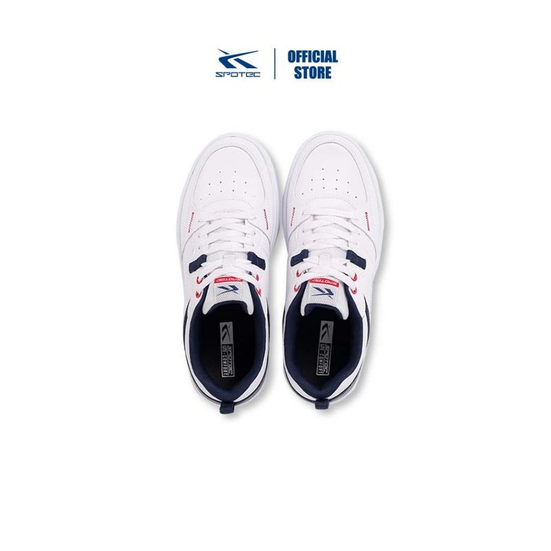 Spotec Sneakers Wonka Sepatu Sneakers Pria Wanita - Putih Biru Tua 4