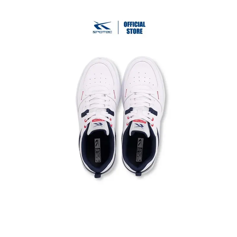 Spotec Sneakers Wonka Sepatu Sneakers Pria Wanita - Putih Biru Tua 4