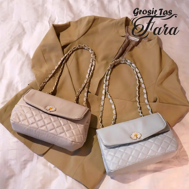 shofia Bag - Tas Selempang Wanita Slingbag Tas Cantik Simple Murah Hitam Coklat Murah 4