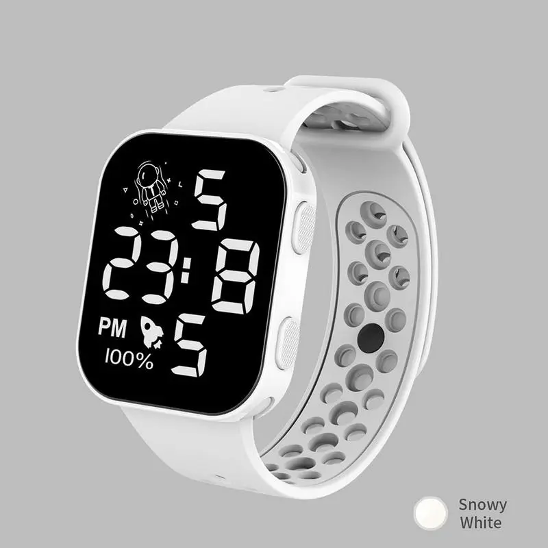 GoGoey Digital Watch Child Watch Rectangle Led Display  Clock Sports Belt Watch For Kids Boys Girls relogio infantil
