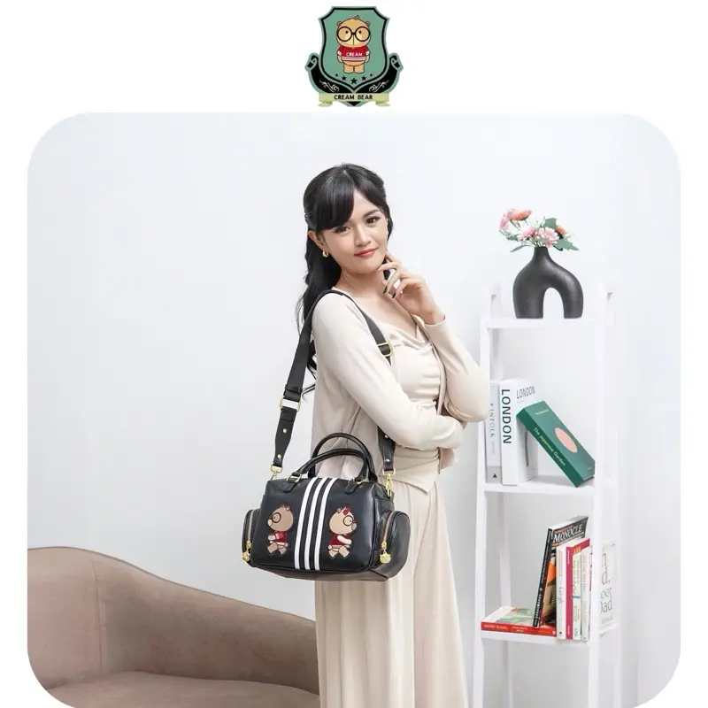 Sammao Creambear Tas Selempang Tas Tenteng kulit wanita original C12761 - C13241 - C13361 - C13431 4