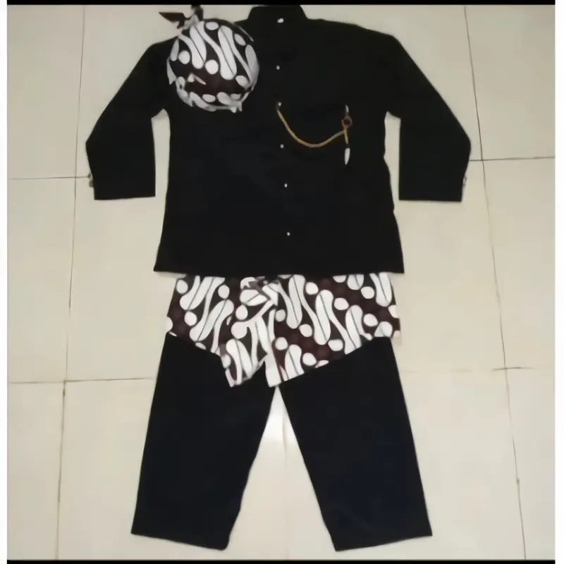 baju basofi dewasa baju adat jawa dewasa celana motif Pria 4