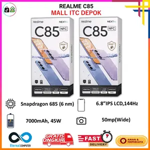 Realme C85 [6/128GB] [8/128GB] [8/256GB] | Snapdragon 685 | IP69 Tahan Air | 50MP AI Camera | 7000 mAh | Garansi Resmi