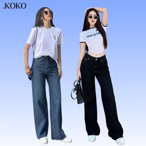 .KOKO - Celana Jeans Warpath Wanita Model Rambut Panjang dengan Desain Modern dan Nyaman untuk Gaya Harian
