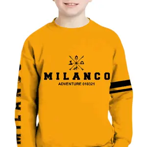 Baju kaos lengan panjang anak laki laki usia 1-14 tahun bahan premium Combed Katun
