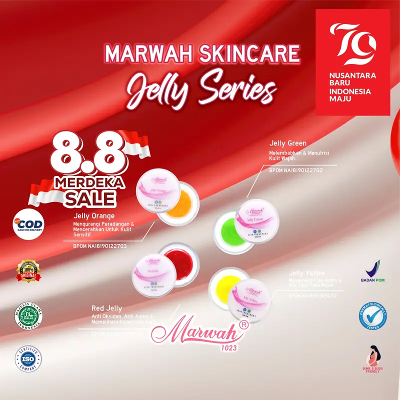 Marwah Skincare Jelly Series - Mengencangkan dan Mencerahkan 1