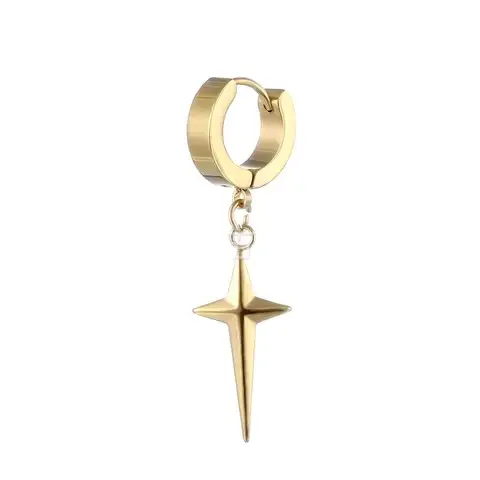 Anting Bintang Aeronshiki Terbaru Anti Karat dan Luntur untuk Pria dan Wanita - Earrings Hadiah 5