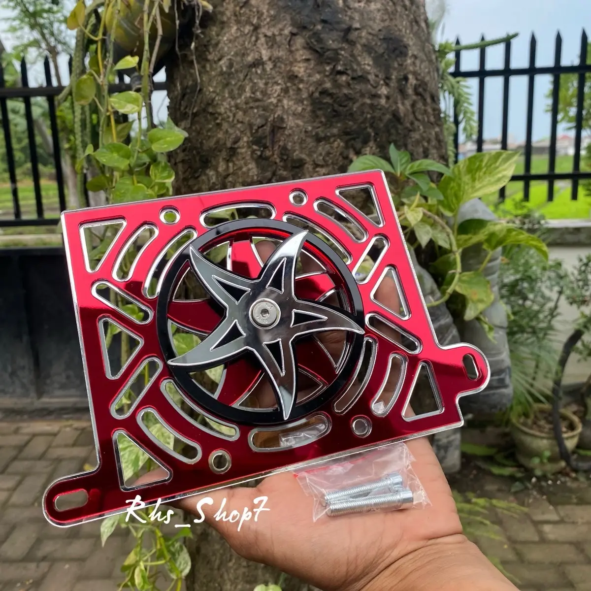 COVER RADIATOR SET SPINNER SABIT NMAX OLD NEW AEROX 155 OLD NEW LEXY MODEL AKRILIK FREE BAUT DAN BOSHING SPINNER AKRILIK NMAX