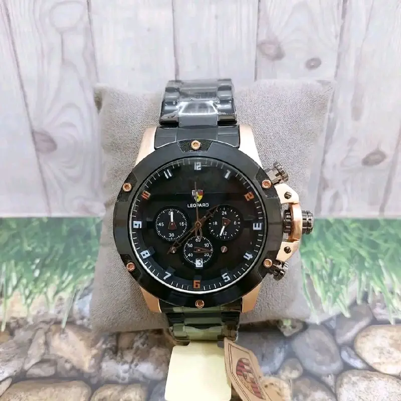 CHRONO AKTIF LEOPARD 8804 JAM TANGAN PRIA TAHAN AIR BERGARANSI Watches Biru tangansultan 7