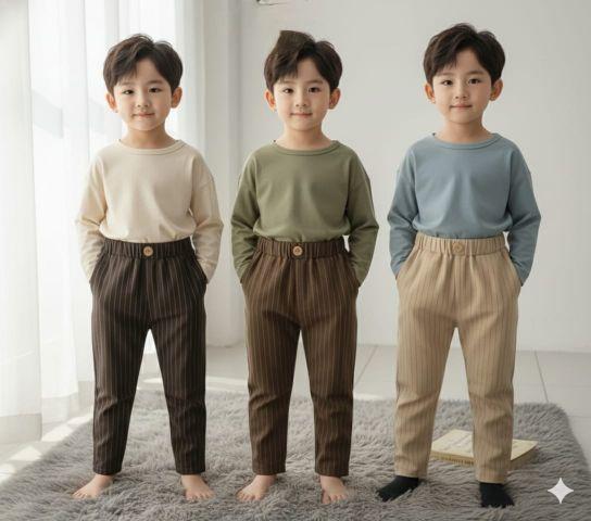 CELANA PANJANG ANAK LAKI LAKI 1-12 TAHUN BAHAN SEMI WOLL CELANA CHINOS SALUR ANAK