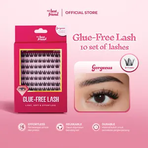 MY BEST FRIEND ( GORGEOUS ) - CLUSTERr EYELASH 10 SET BULU MATA TANPA LEM PREMIUM BULU MATA TANPA LEM LANGSUNG TEMPEL BULU MATA EYELASH EXTENSION LEM BULU MATA EYELASH BULU MATA PALSU LANGSUNG TEMPEL EYELASH TANPA LEM LANGSUNG TEMPEL BULU MATA TANPA LEM