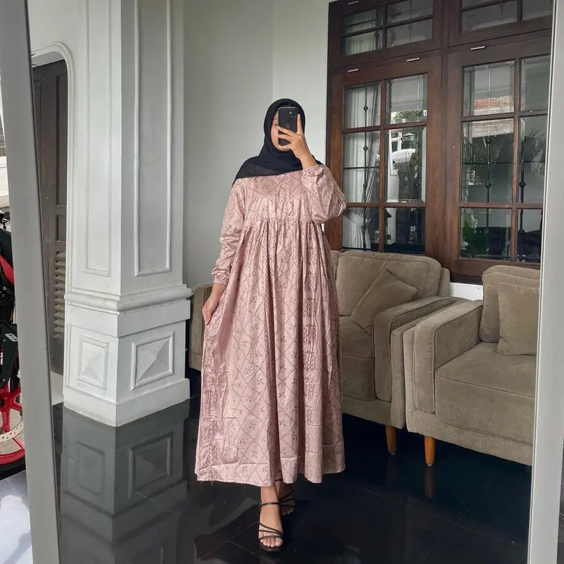 (LIVE) GAMIS KATUN RAYON PREMIUM / MIDI DRESS RAYON 1